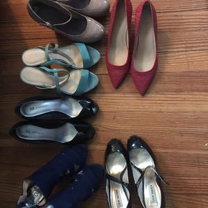 6 pairs of dressy shoes
